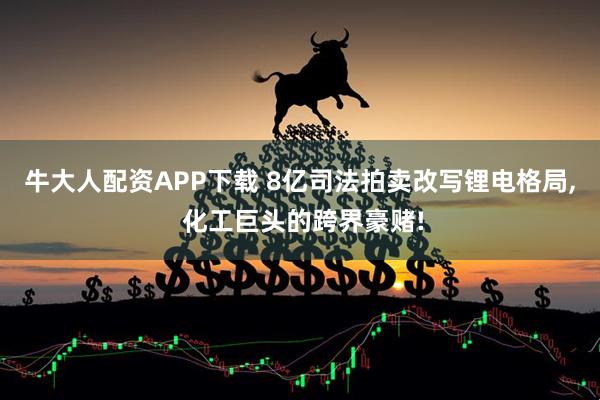 牛大人配资APP下载 8亿司法拍卖改写锂电格局, 化工巨头的跨界豪赌!