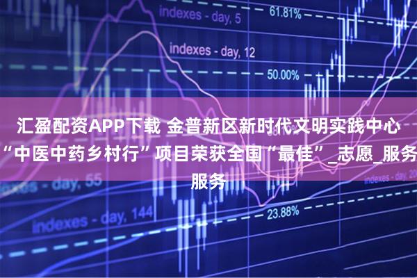 汇盈配资APP下载 金普新区新时代文明实践中心“中医中药乡村行”项目荣获全国“最佳”_志愿_服务